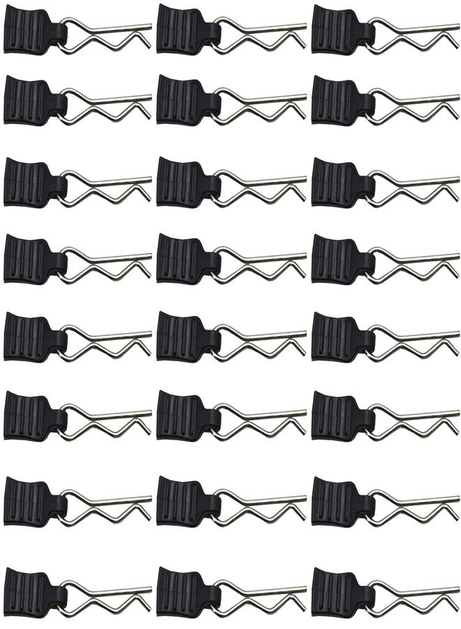 Blomiky 24pcs 1.0mm M001 Body Shell Clips with Pull Tabs Spare Parts for All 1/8 1/10 1/12 1/14 1/16 1/18 1/20 1/24 Remote Control Trucks / 14210 Clips 2 - Image 1